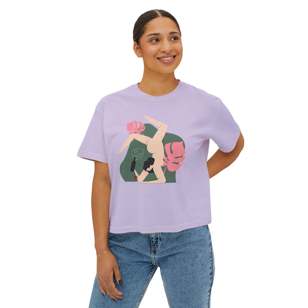 Express Yourself Women's Boxy Tee, Feminist T-Shirt, Artistic Graphic Top, Casual Summer Wear, Gift for Her