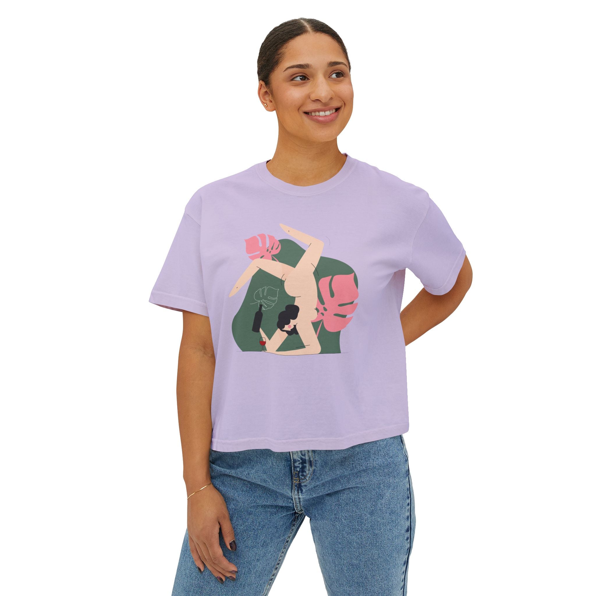 Express Yourself Women's Boxy Tee, Feminist T-Shirt, Artistic Graphic Top, Casual Summer Wear, Gift for Her