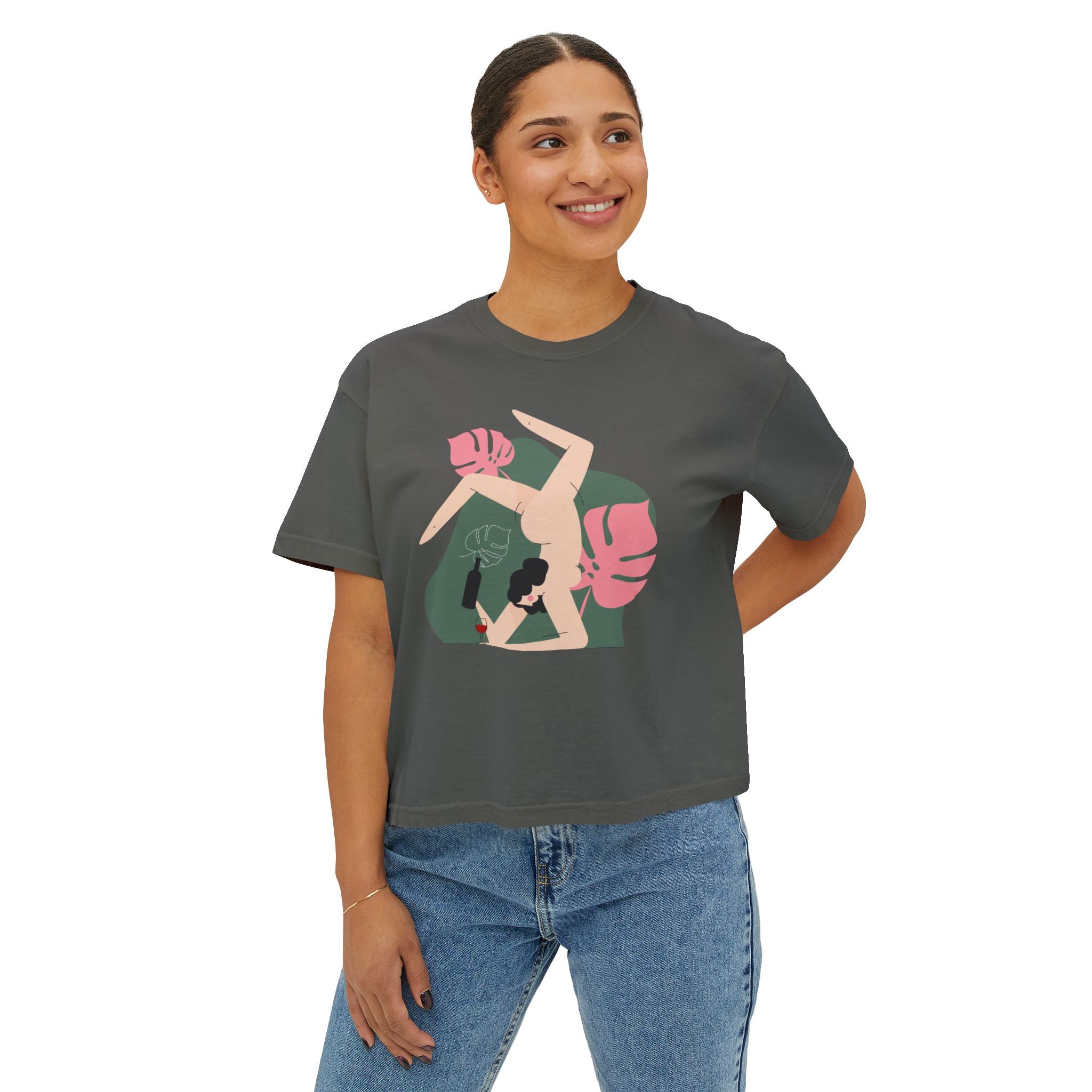Express Yourself Women's Boxy Tee, Feminist T-Shirt, Artistic Graphic Top, Casual Summer Wear, Gift for Her