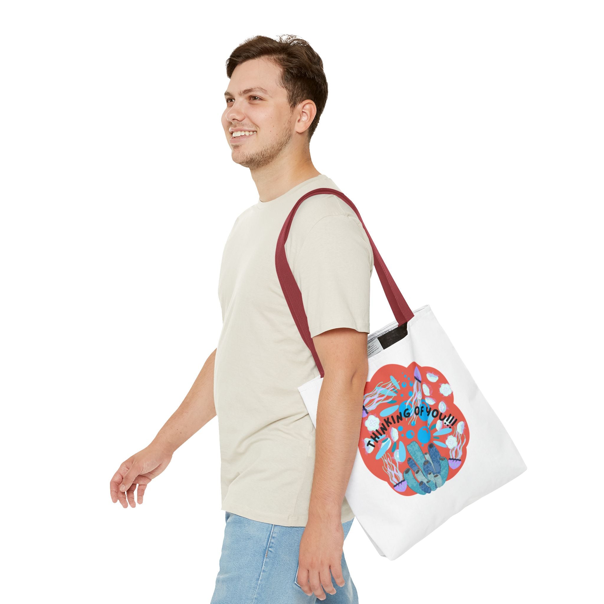 Thinking of You Tote Bag - Eco-Friendly Reusable Bag