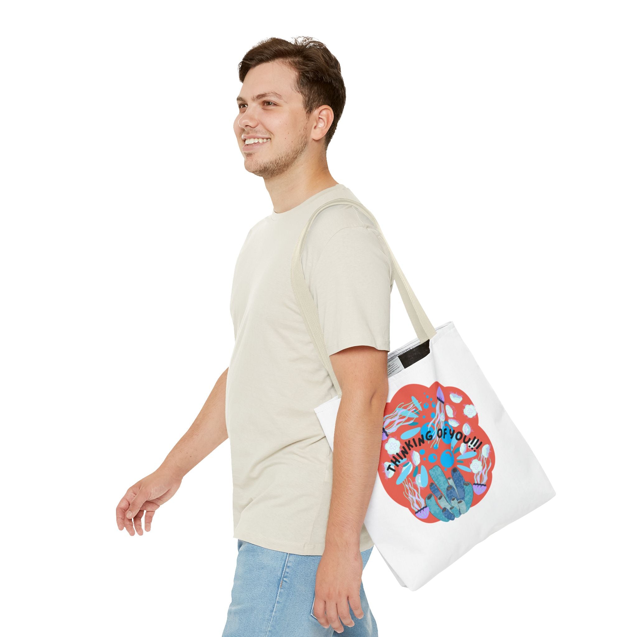 Thinking of You Tote Bag - Eco-Friendly Reusable Bag