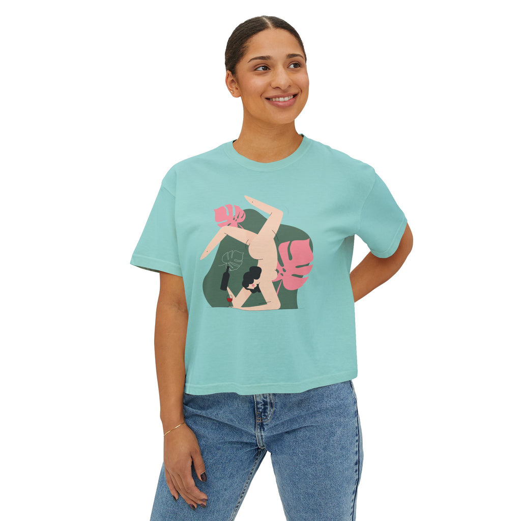 Express Yourself Women's Boxy Tee, Feminist T-Shirt, Artistic Graphic Top, Casual Summer Wear, Gift for Her