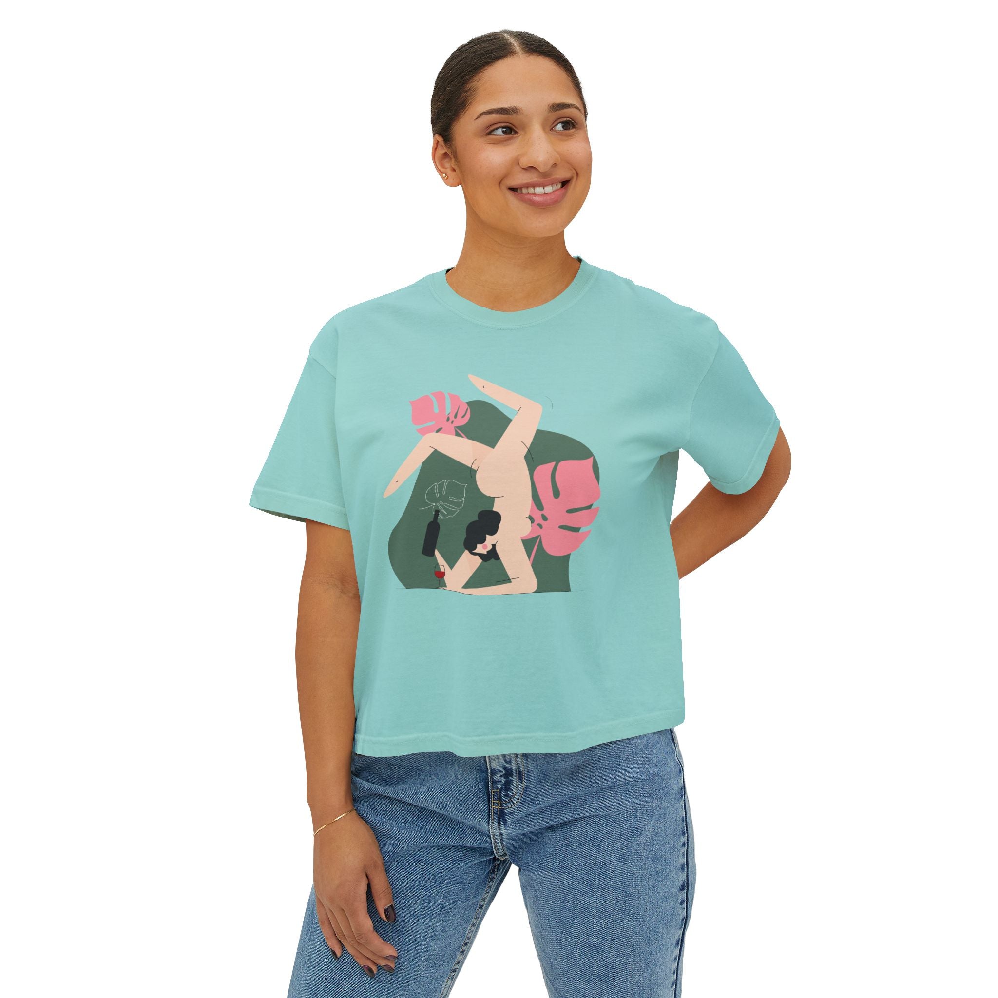 Express Yourself Women's Boxy Tee, Feminist T-Shirt, Artistic Graphic Top, Casual Summer Wear, Gift for Her