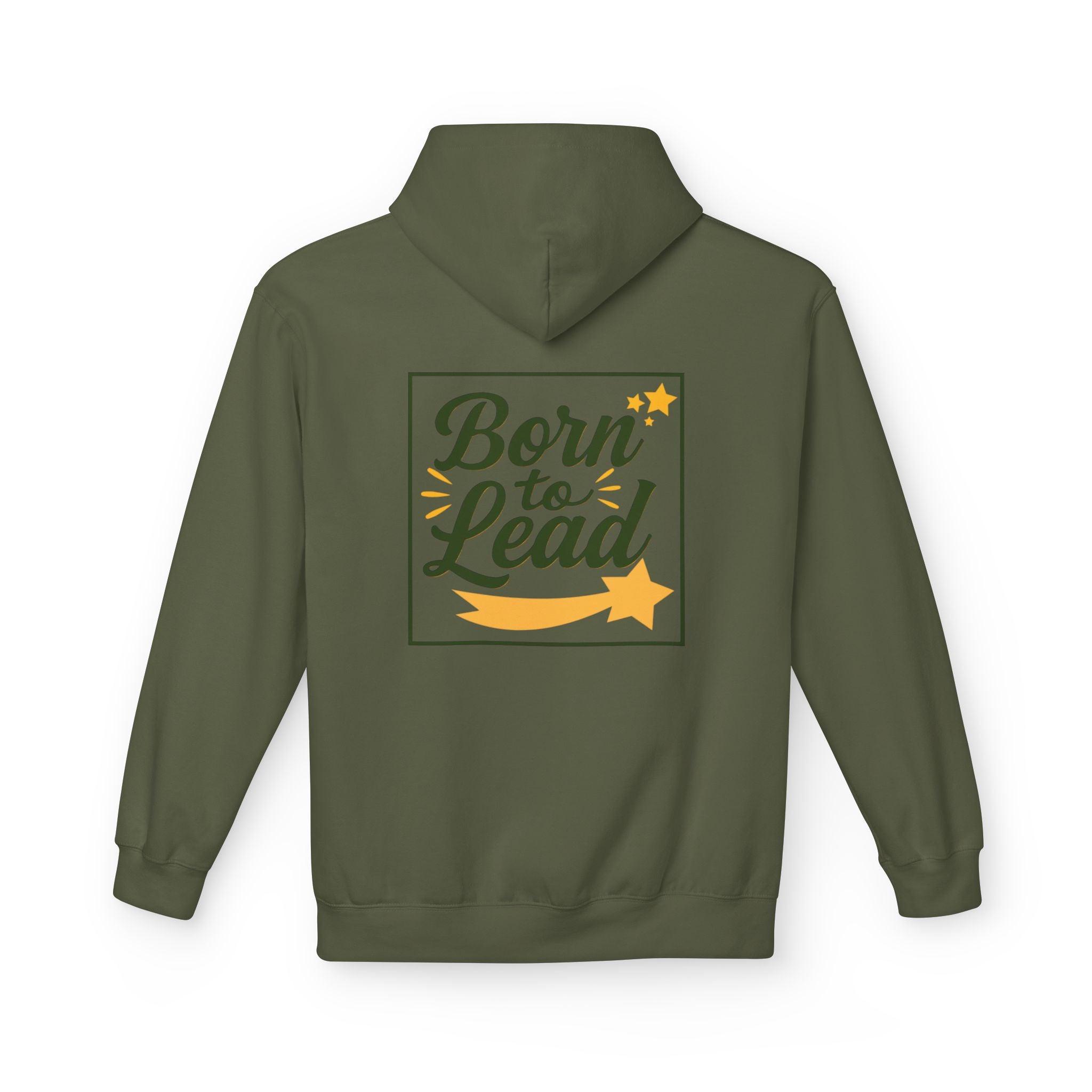 Born to Lead, Inspirational Fleece Hoodie for Leaders, Unisex Hoodie.