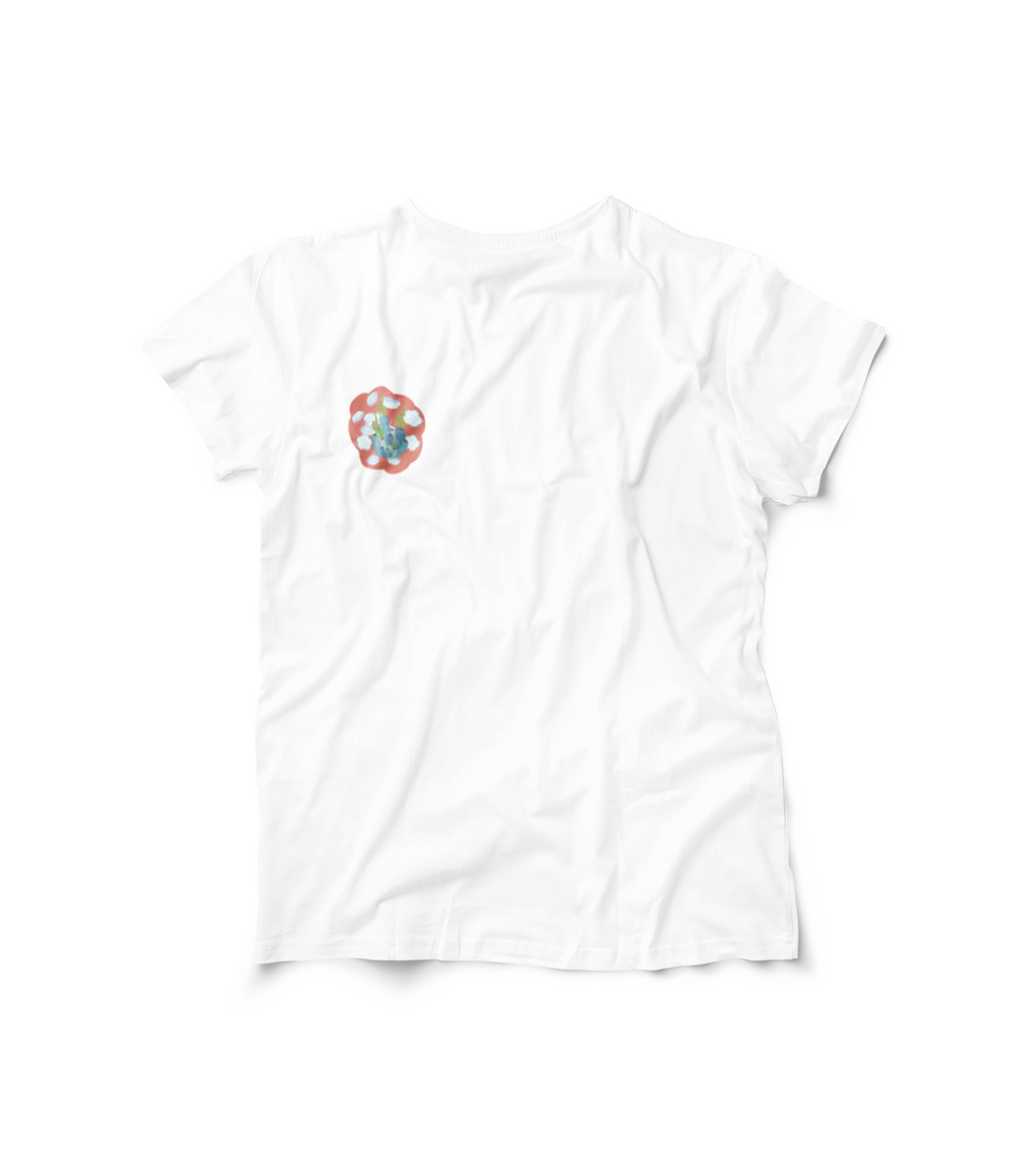 Thoughtful V-Neck Tee, Graphic Tee, Gift for Her, Casual Wear, Summer Fashion, Thinking of You Shirt