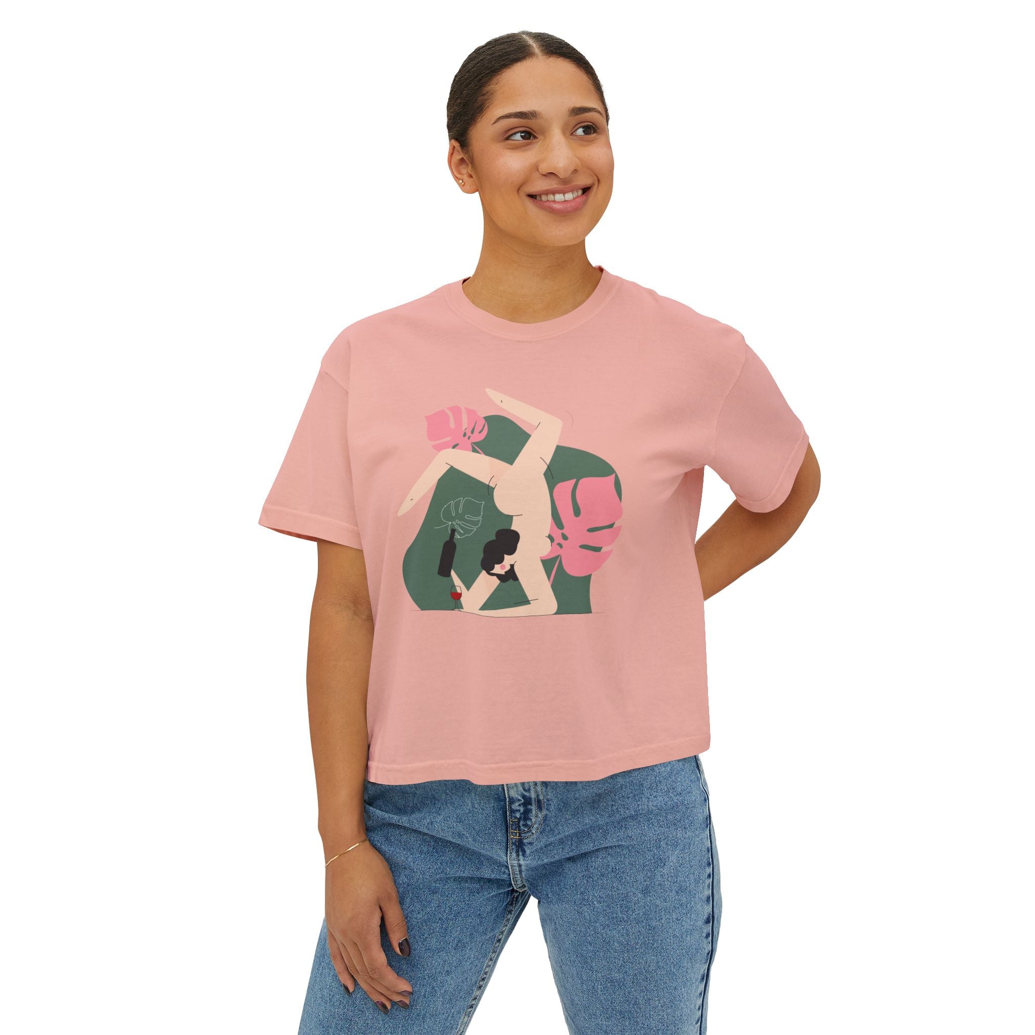 Express Yourself Women's Boxy Tee, Feminist T-Shirt, Artistic Graphic Top, Casual Summer Wear, Gift for Her