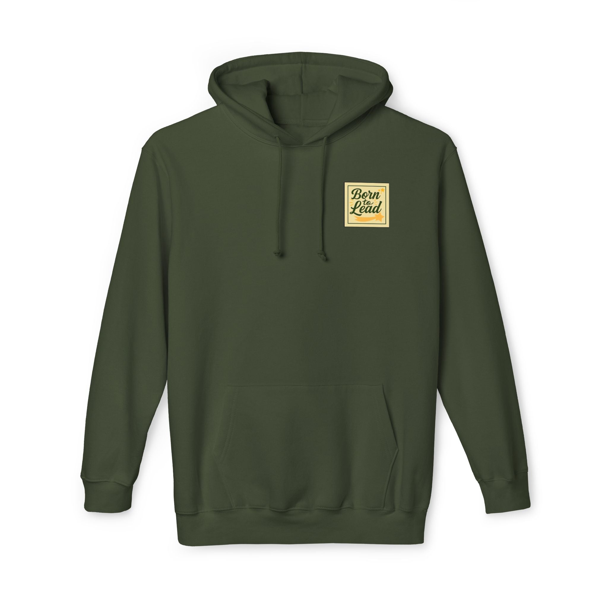 Born to Lead Unisex Hooded Sweatshirt, Motivational Pullover, Gift for Leaders, Inspirational Cozy Wear, Made in the USA