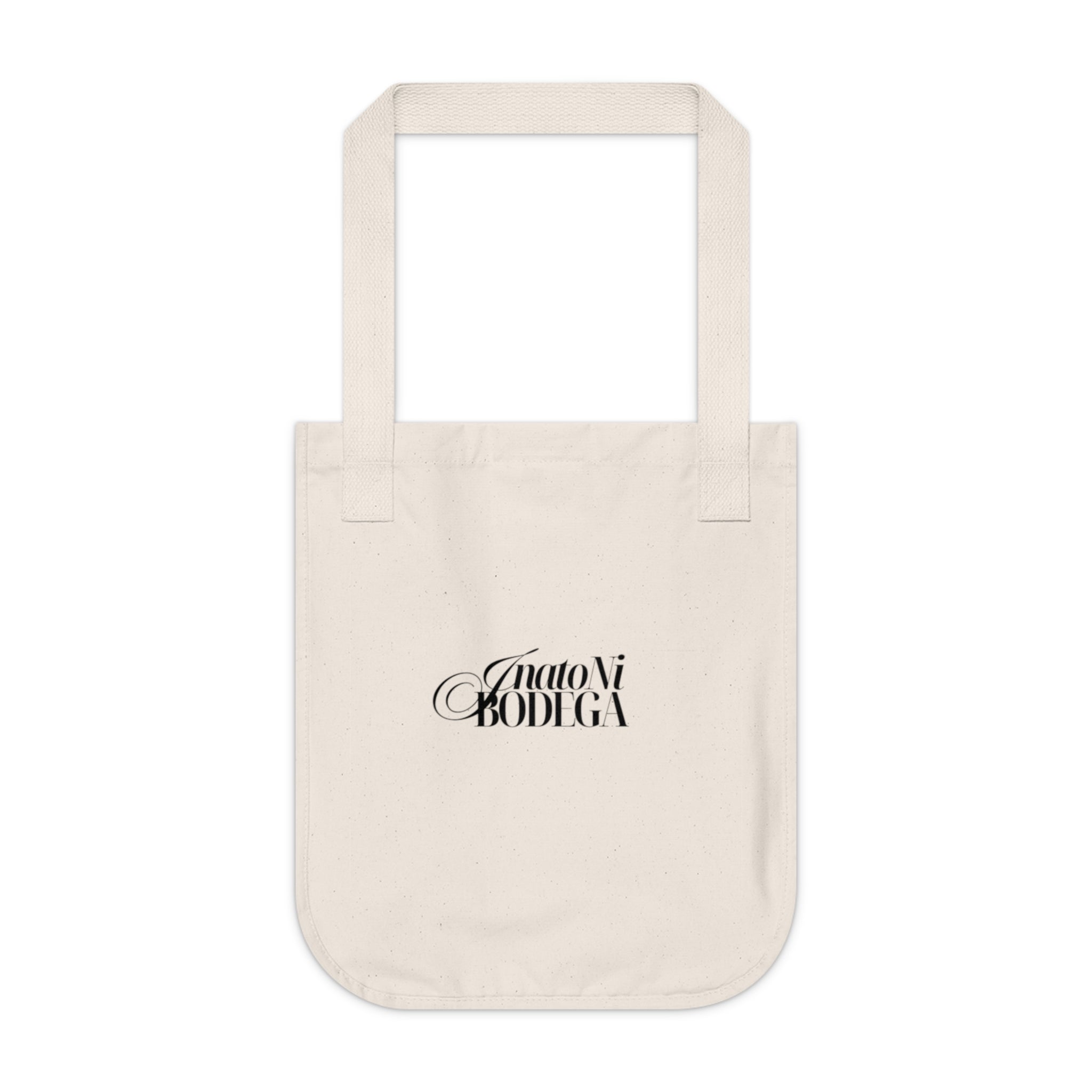 Colorful Organic Canvas Tote Bag with Motivational Quotes