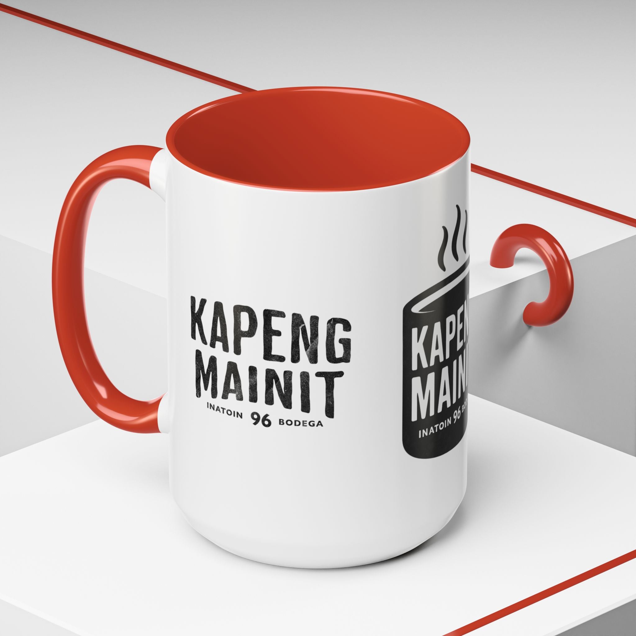 Accent Coffee Mug - Kapeng Mainit Design