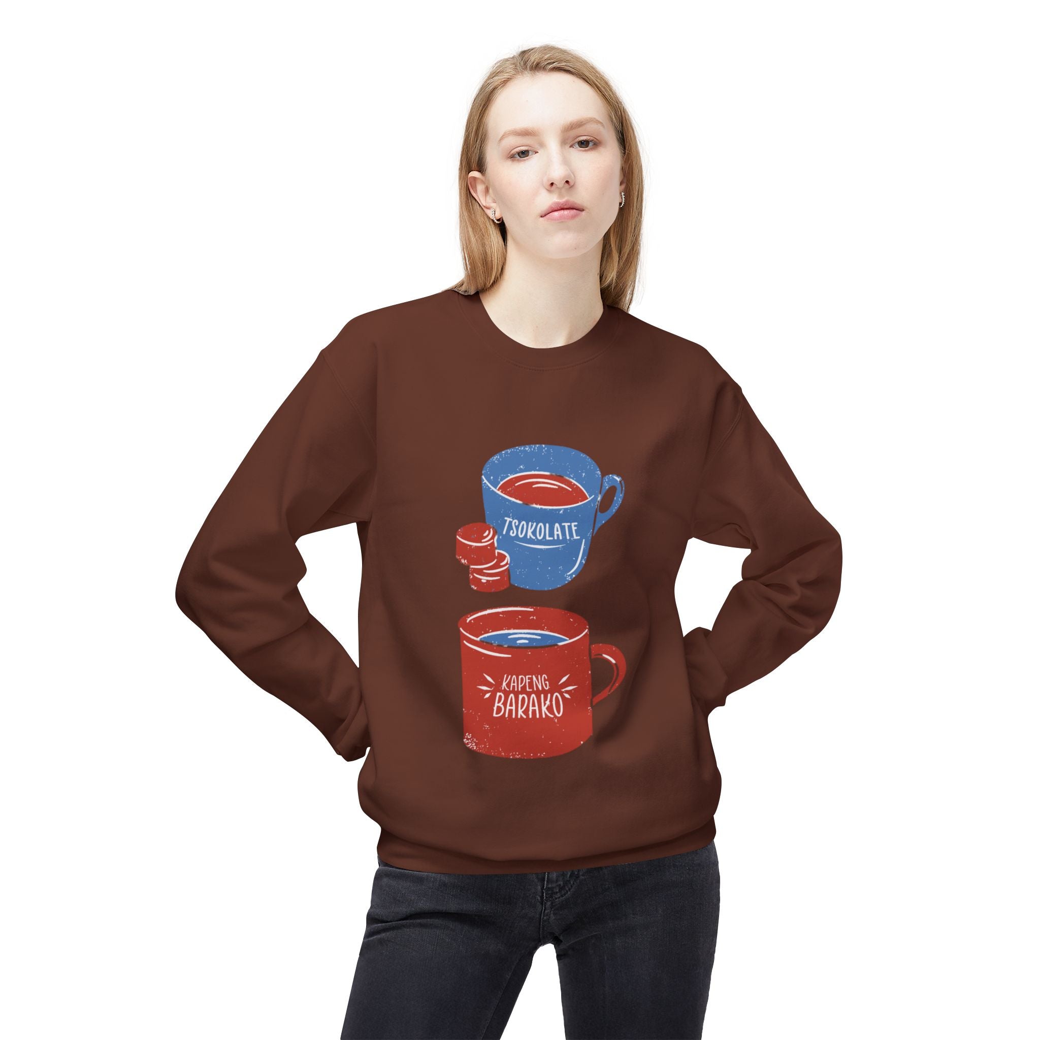 Cozy Hot Beverage Sweatshirt Unisex Crewneck