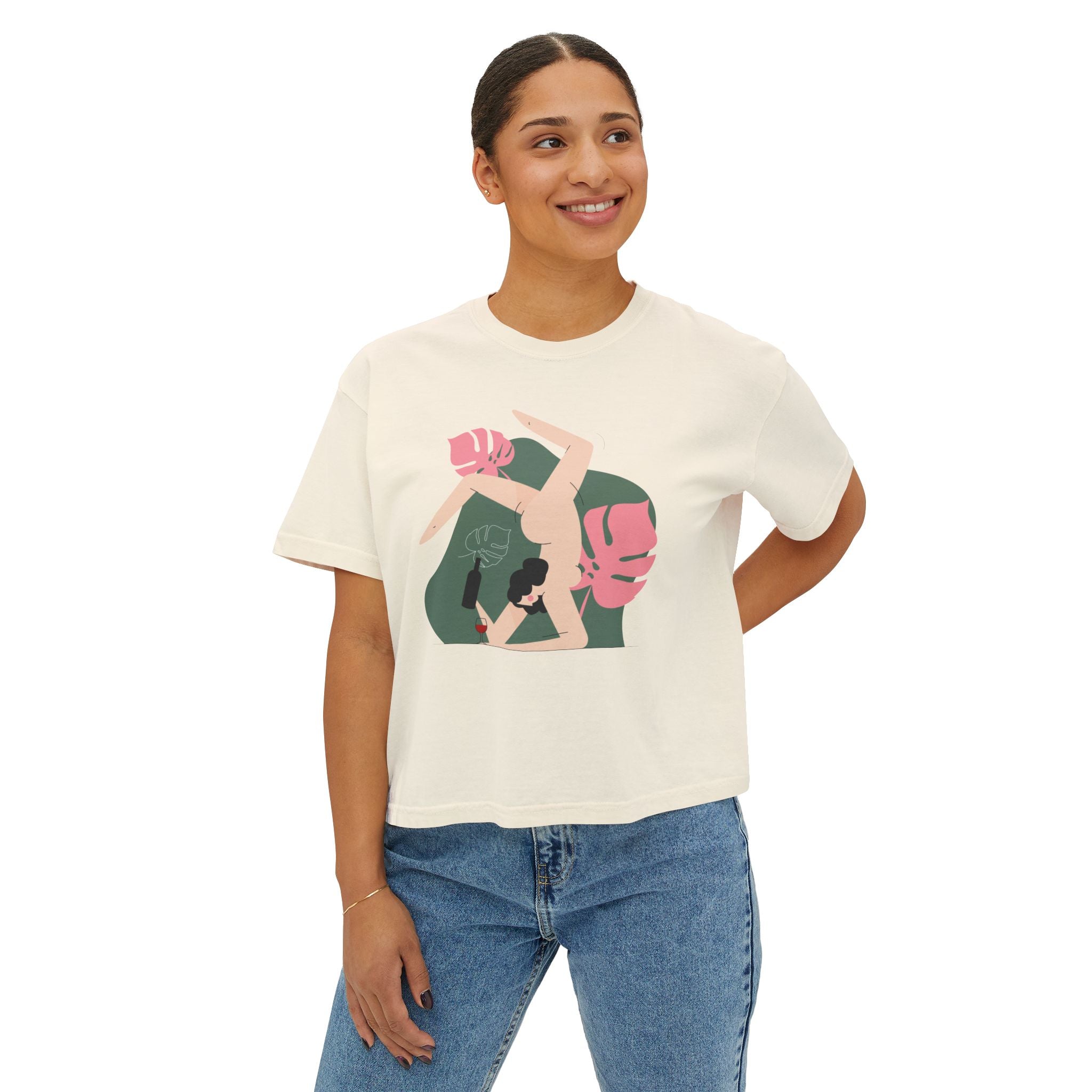 Express Yourself Women's Boxy Tee, Feminist T-Shirt, Artistic Graphic Top, Casual Summer Wear, Gift for Her