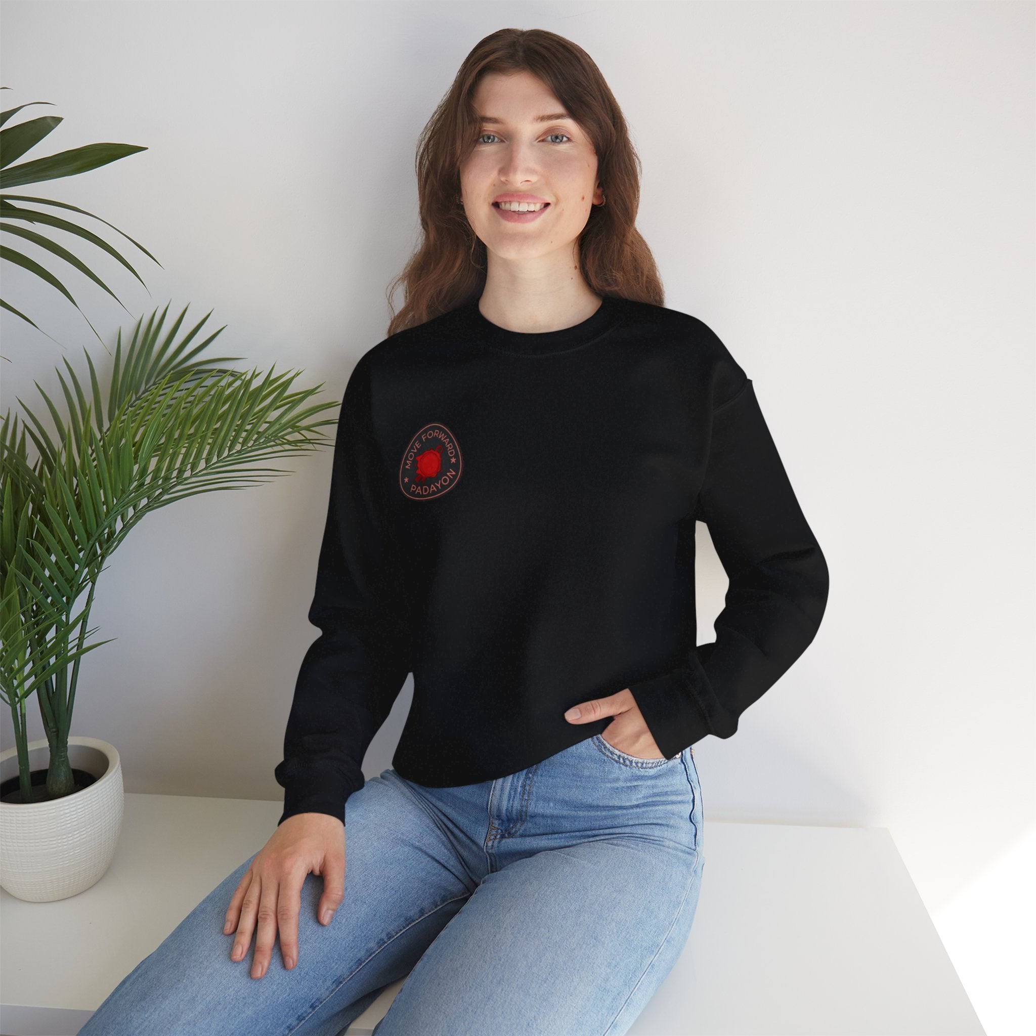 Unisex Crewneck Sweatshirt with Inspirational Design | Cozy Layer for All Occasions, Gift for Friends, Motivational Apparel, Casual Wear
