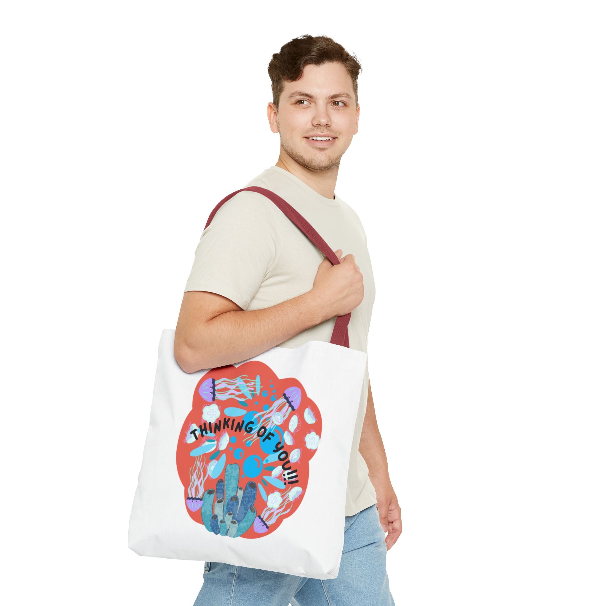 Thinking of You Tote Bag - Eco-Friendly Reusable Bag