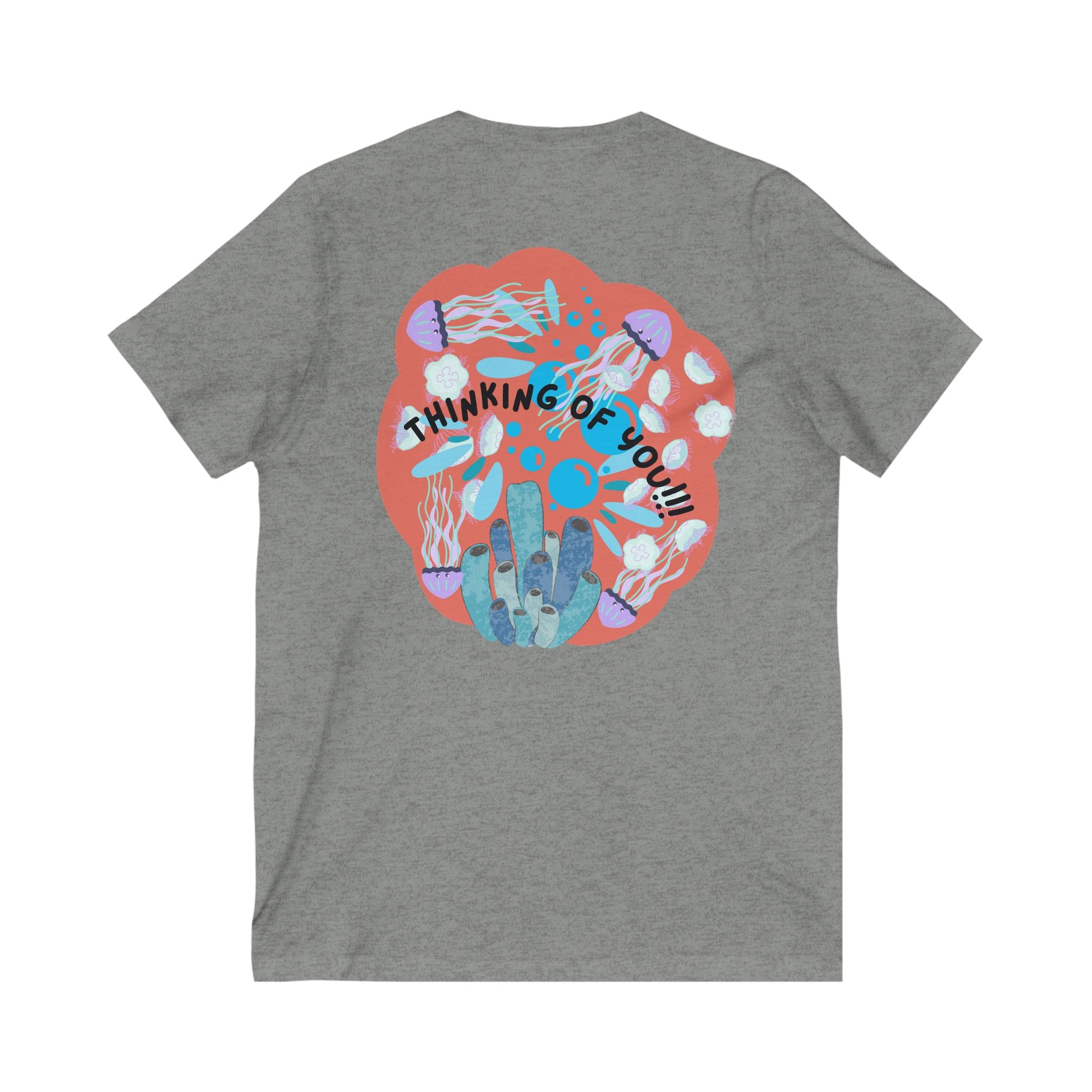 Thinking for You V-Neck Tee