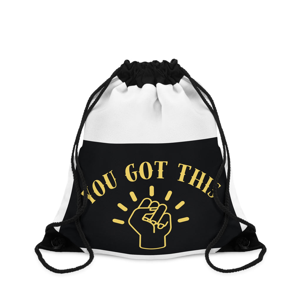 Motivational Drawstring Bag - You Got This, Gym Bag, Workout Bag, Gift for Students, Inspirational Tote, Sports Backpack
